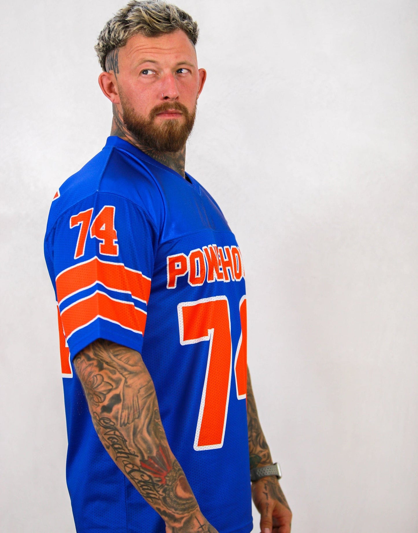Powerhouse Gym Pro Shop All American Jersey - Blue/Orange