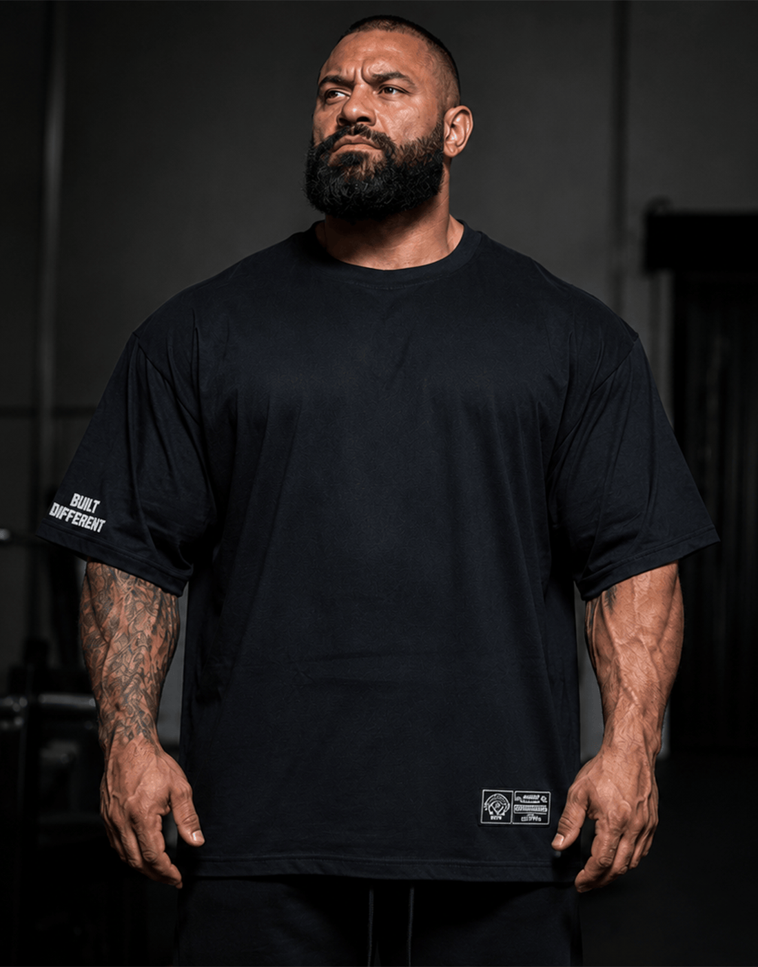 Powerhouse Gym Pro Shop American Made - Built Different Black/Red
