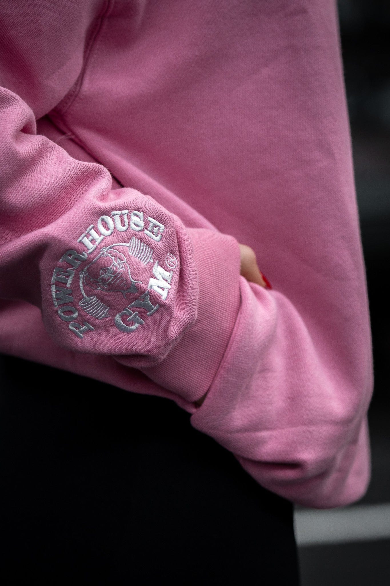 Powerhouse Gym Pro Shop Casual Crew- Pink