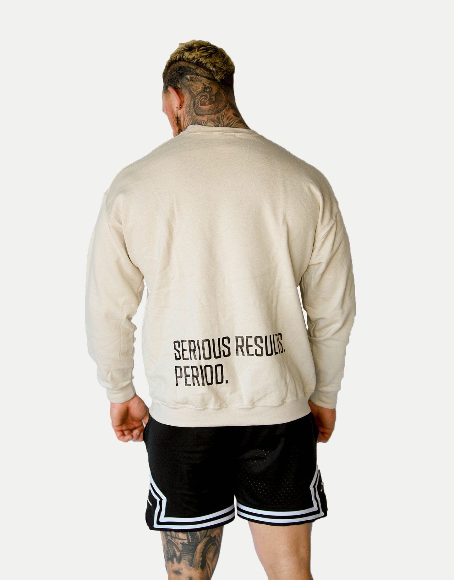 Powerhouse Gym Pro Shop Crew Sand/ Black