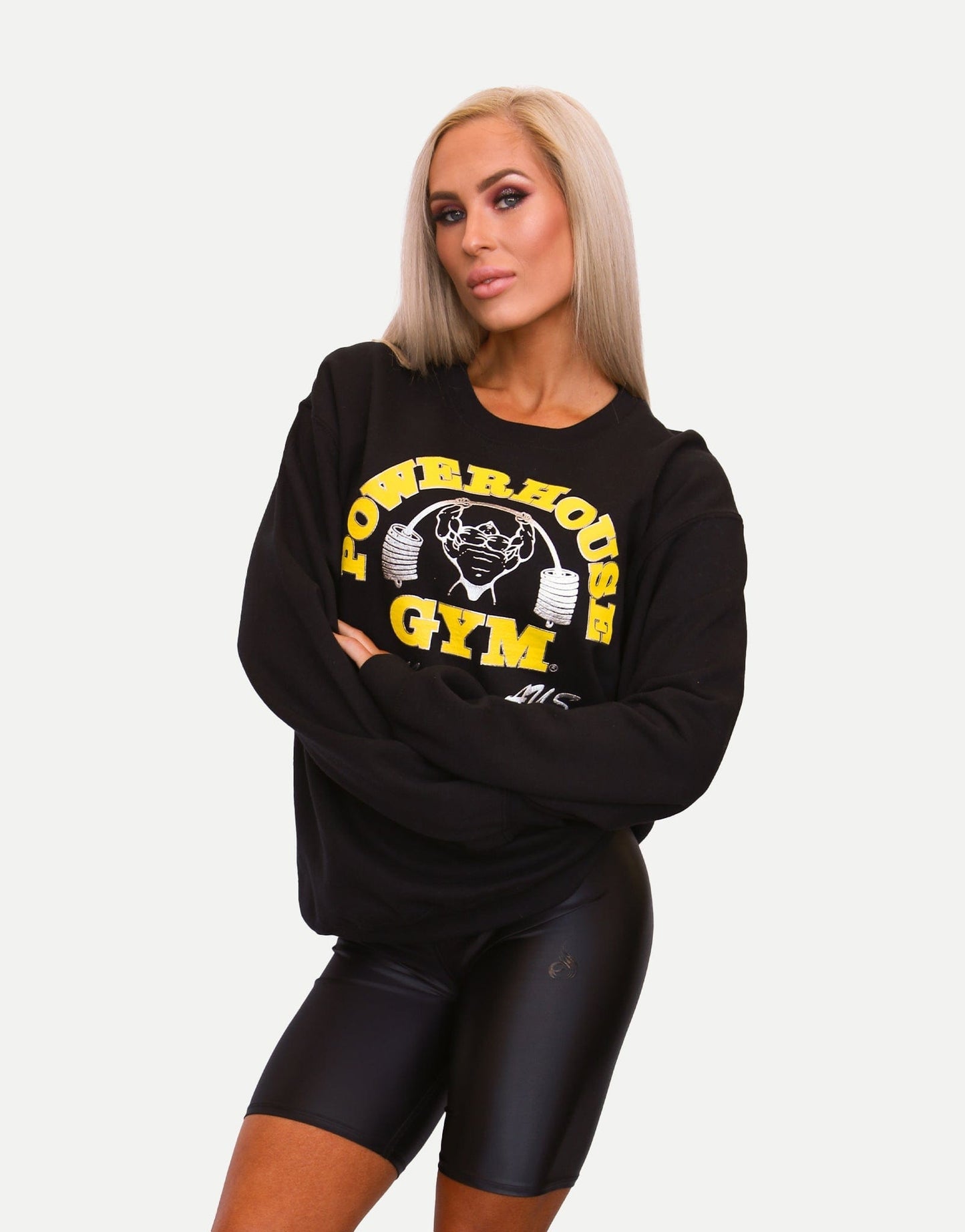Powerhouse Gym Pro Shop Crewneck Black/Yellow