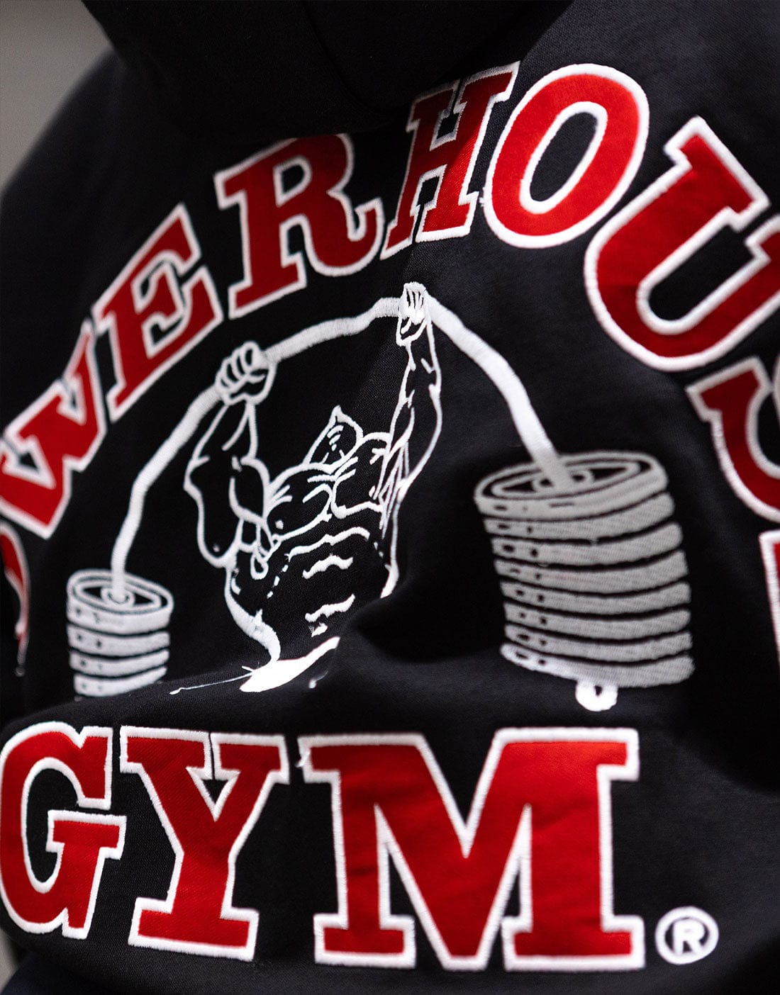 Powerhouse Gym Pro Shop Essential Hoodie Black/Red