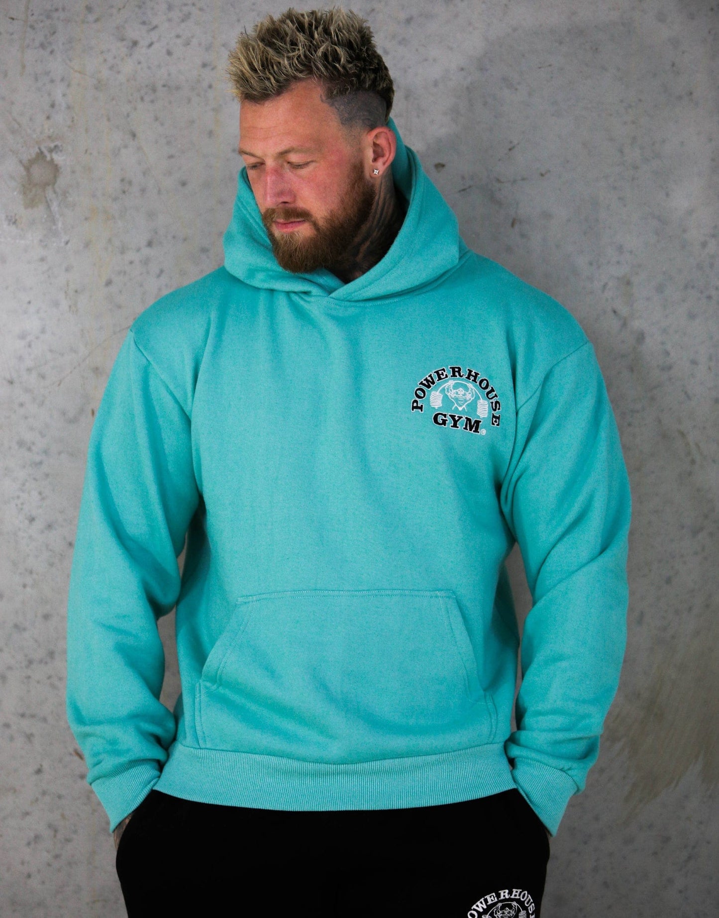 Powerhouse Gym Pro Shop Essential Hoodie Teal