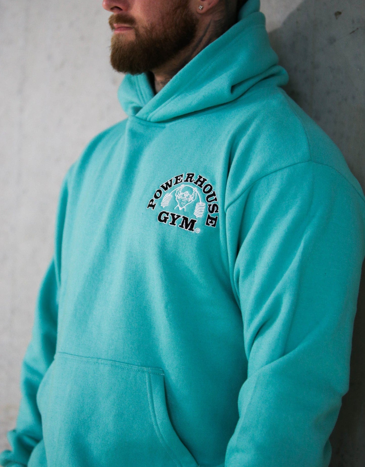 Powerhouse Gym Pro Shop Essential Hoodie Teal