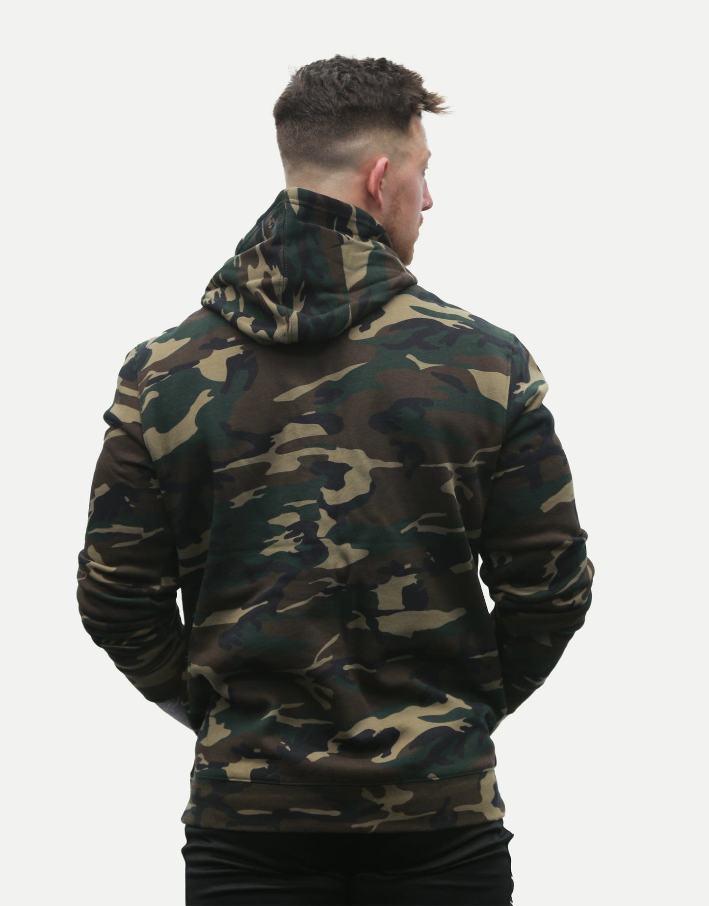 Powerhouse Gym Pro Shop Hoodie Camo Green