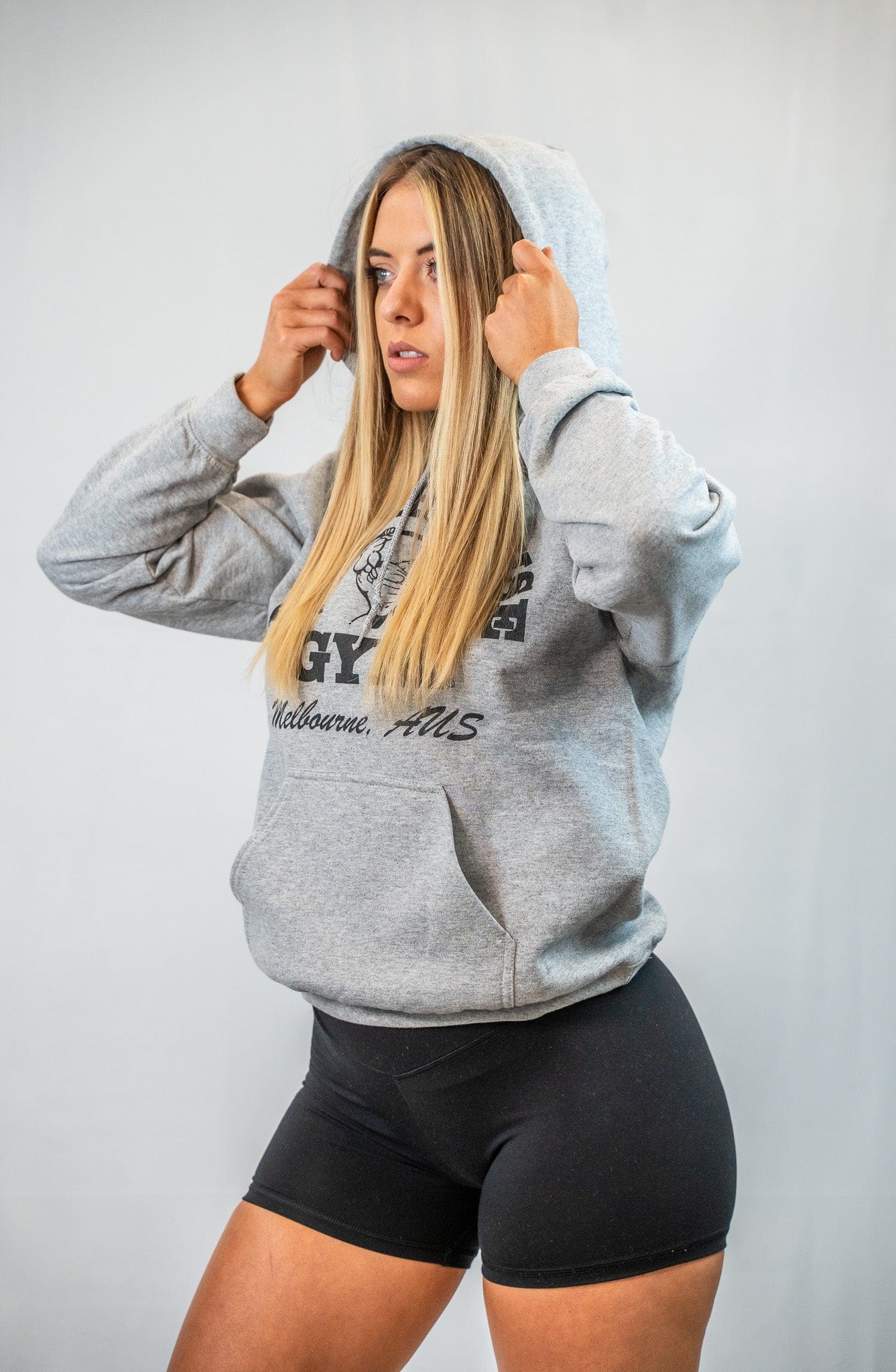 Powerhouse Gym Pro Shop Hoodie Grey/Black