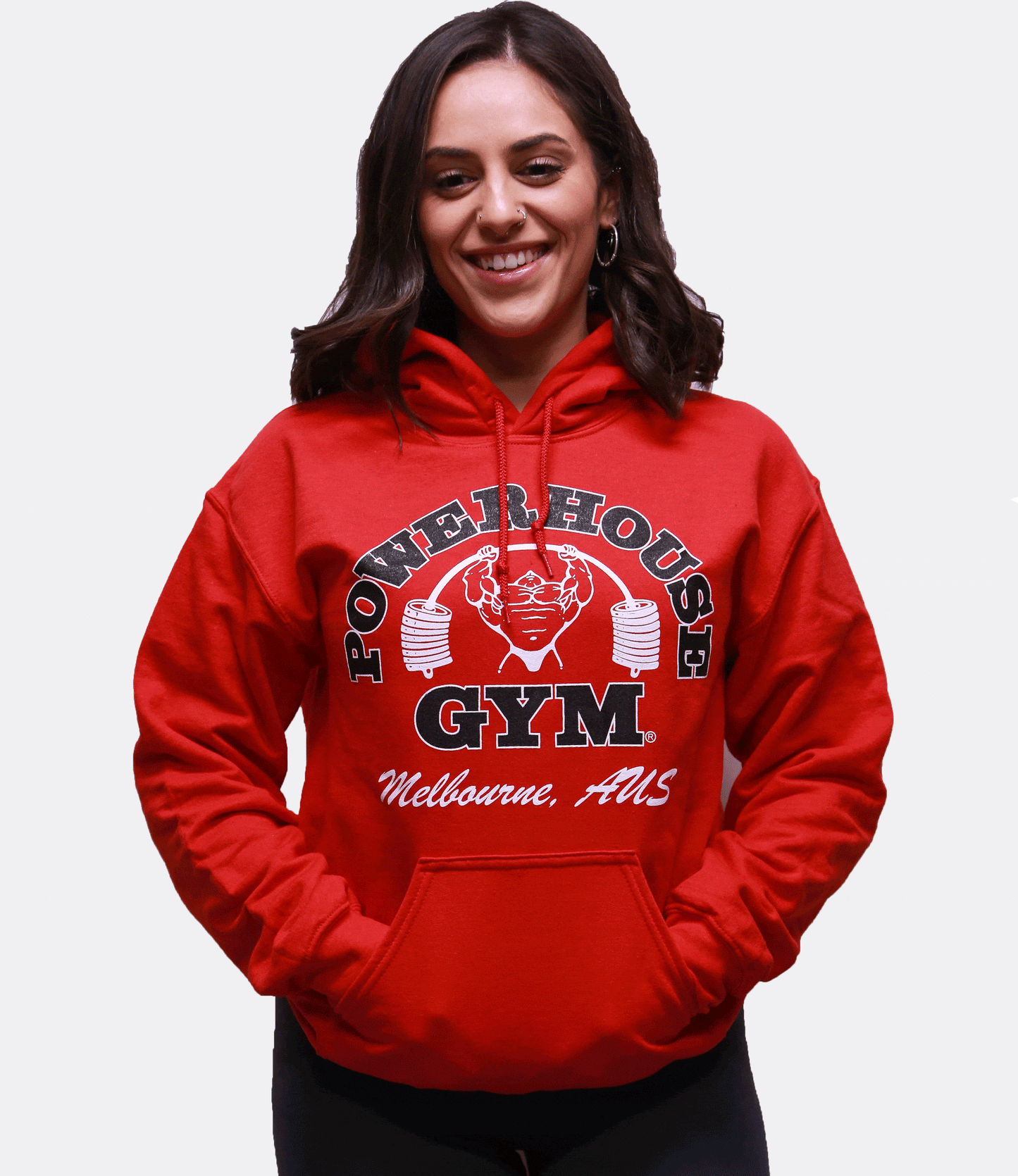 Powerhouse Gym Pro Shop Hoodie Red/ Black