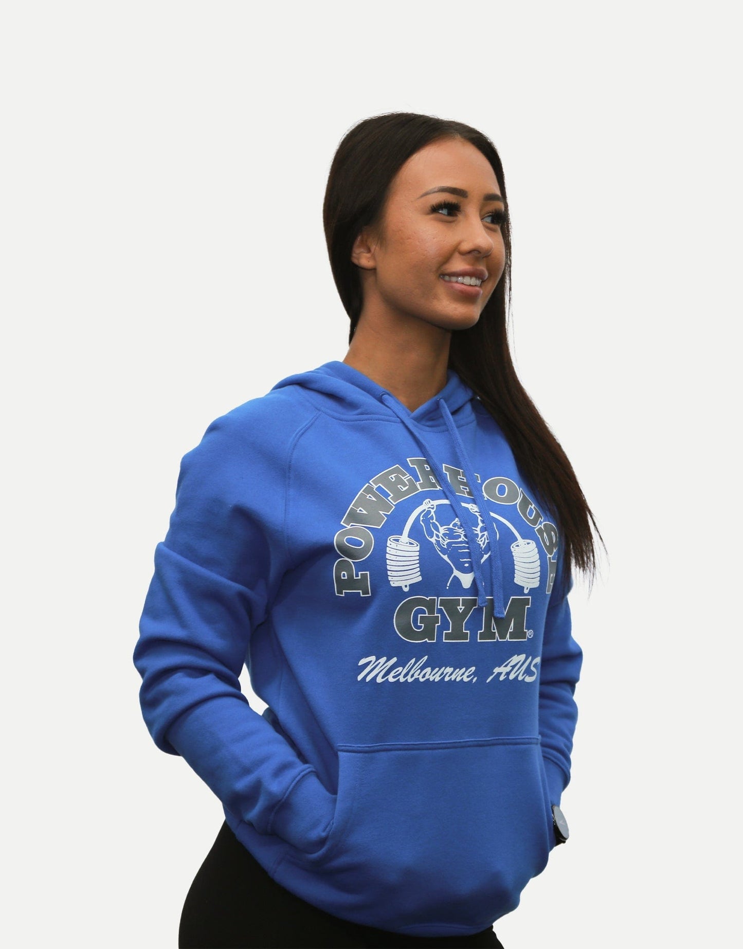 Powerhouse Gym Pro Shop Hoodie Royal Blue/Silver