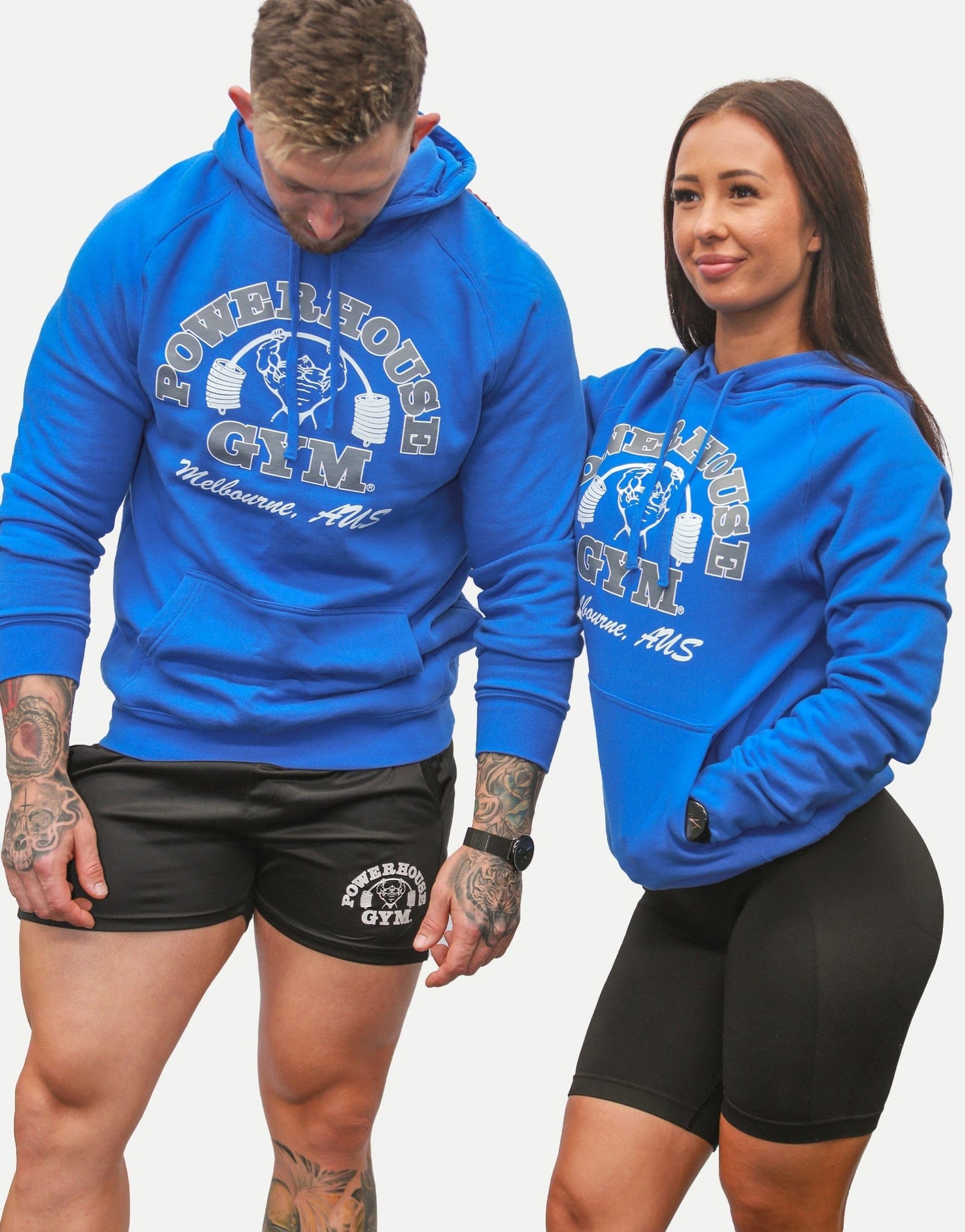 Powerhouse Gym Pro Shop Hoodie Royal Blue/Silver