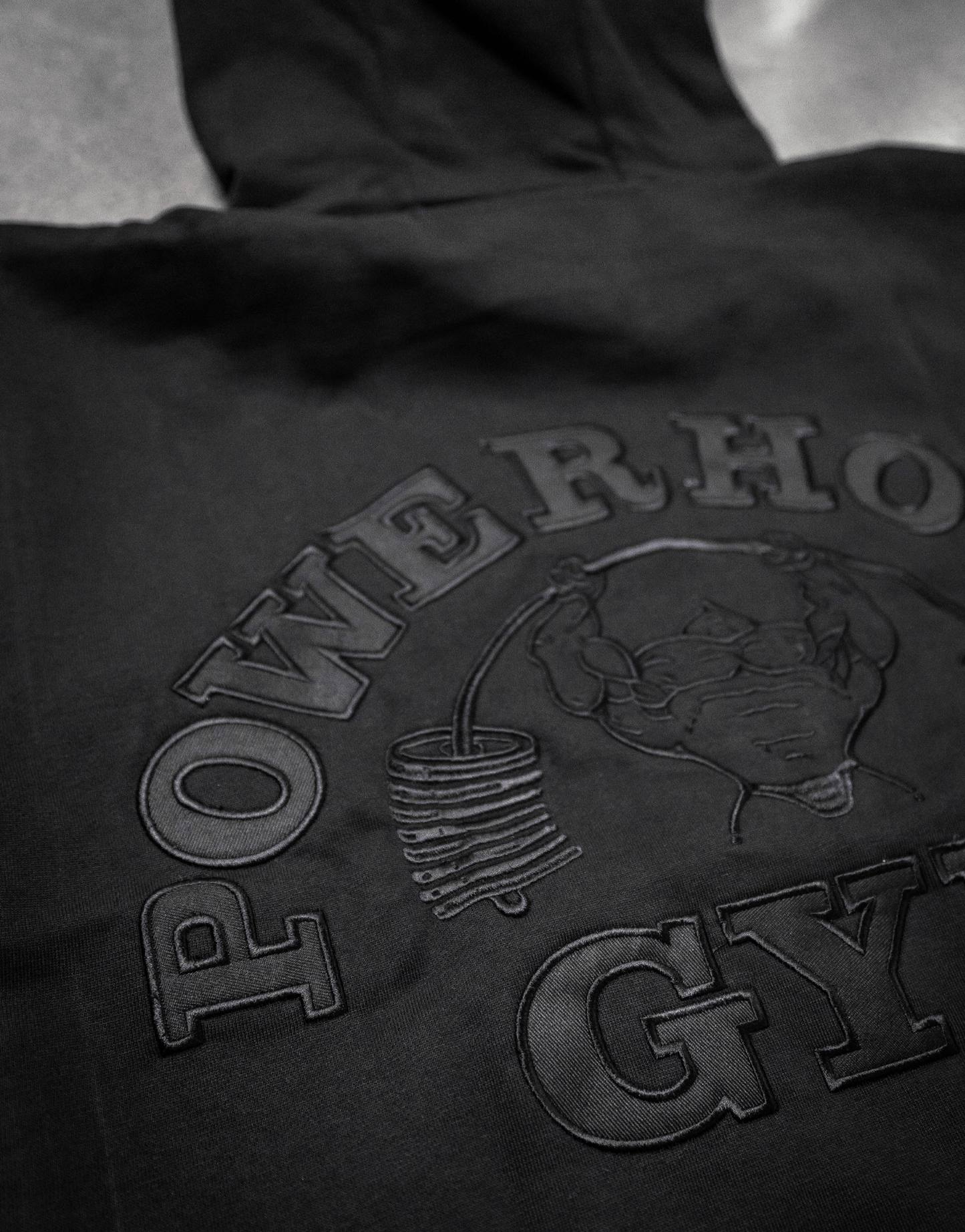 Powerhouse Gym Pro Shop Iron Built Heavyweight Hoodie — Forged for the Grind
