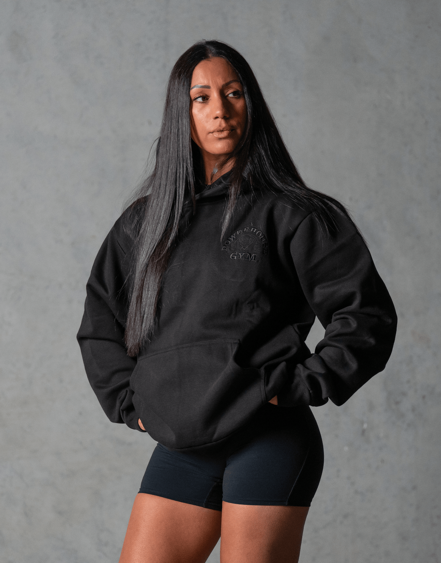 Powerhouse Gym Pro Shop Iron Built Heavyweight Hoodie — Forged for the Grind