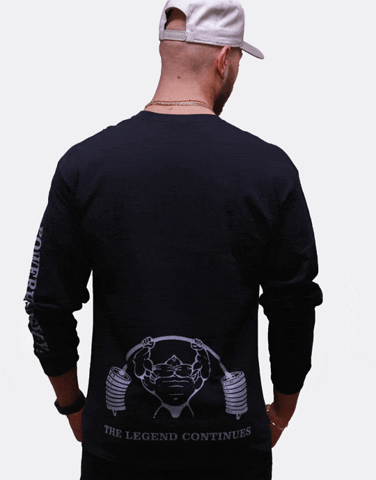 Powerhouse Gym Pro Shop Long Sleeve Black