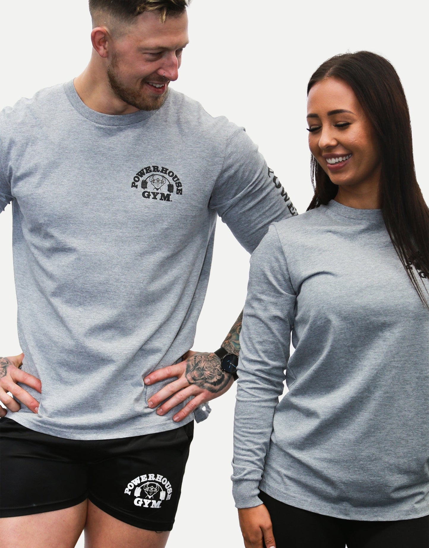 Powerhouse Gym Pro Shop Long Sleeve Grey