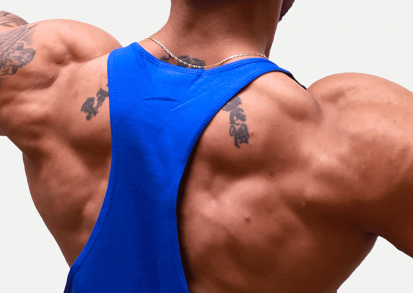Powerhouse Gym Pro Shop T-Back Tank - Royal Blue