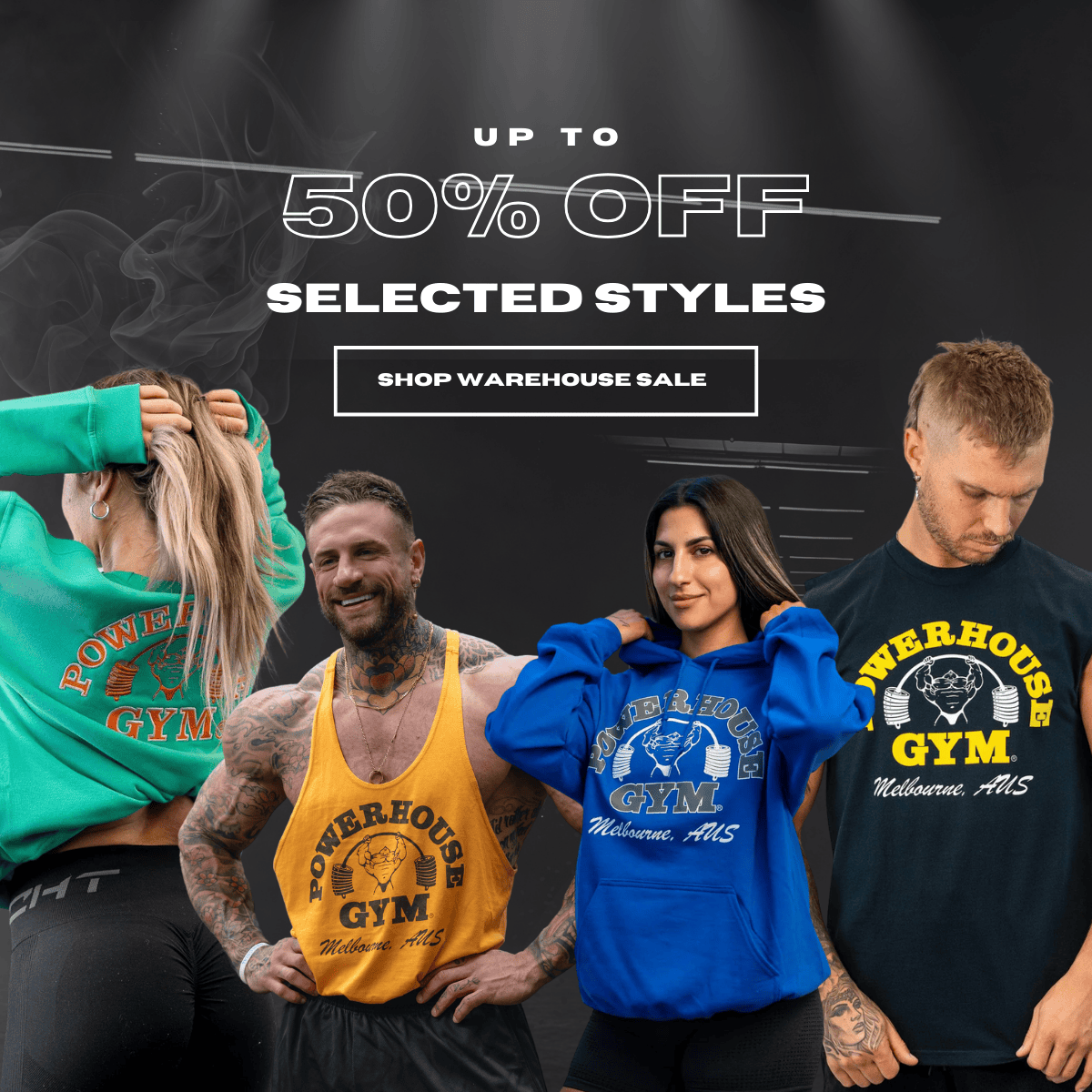 T-shirt Power House Gym - Coton, Manches Courtes, Col Rond, Motifs Sport, Tailles S à 3XL