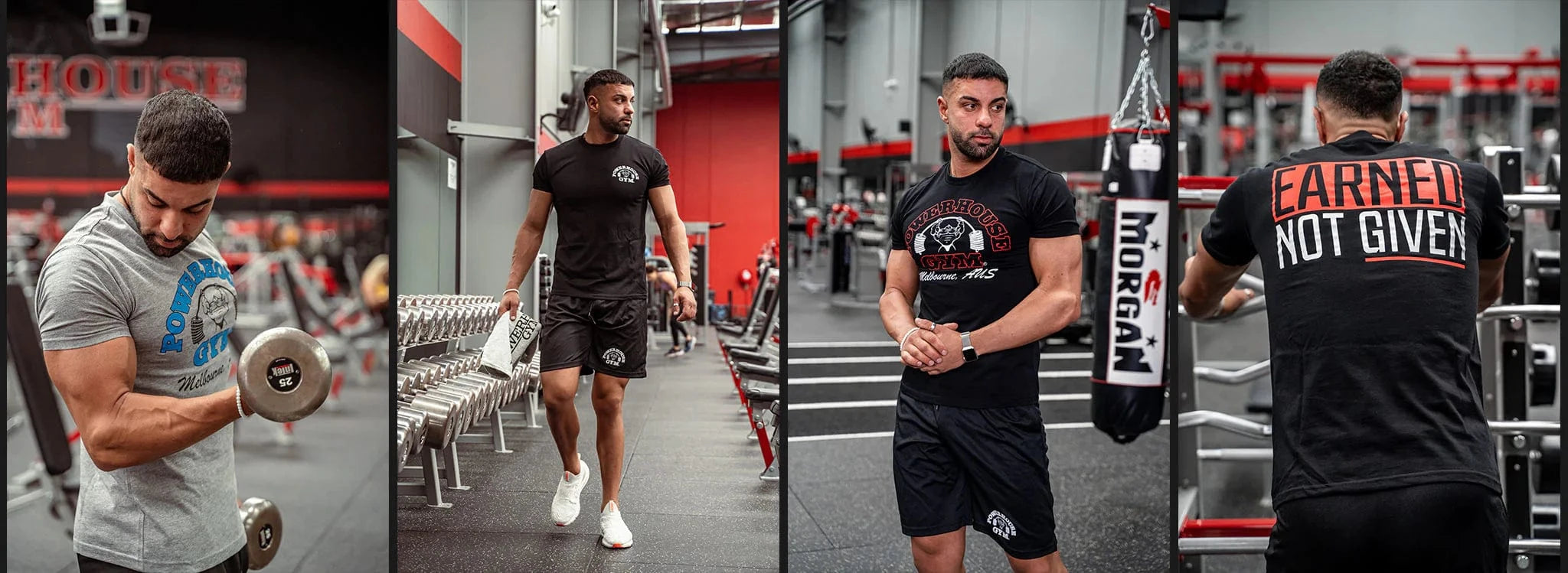Mens T Shirts Powerhouse Gym Pro Shop