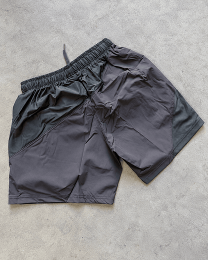Powerhouse Gym Pro Shop Active Mid Cut Shorts- Petrol Blue
