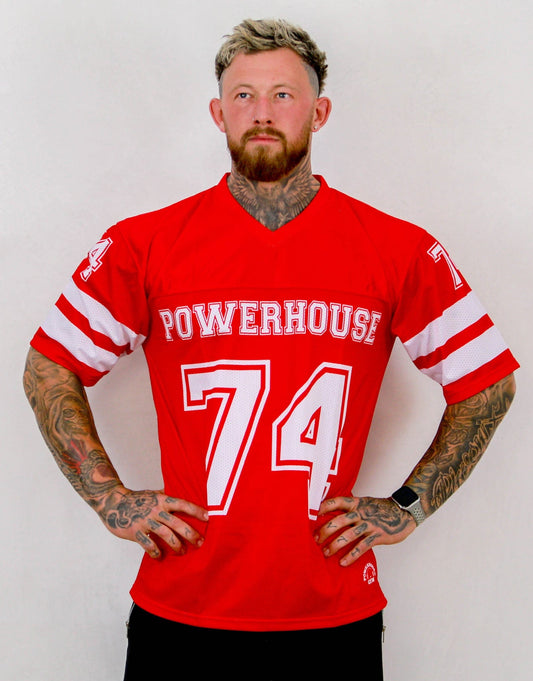 Powerhouse Gym Pro Shop All American Jersey Red/White