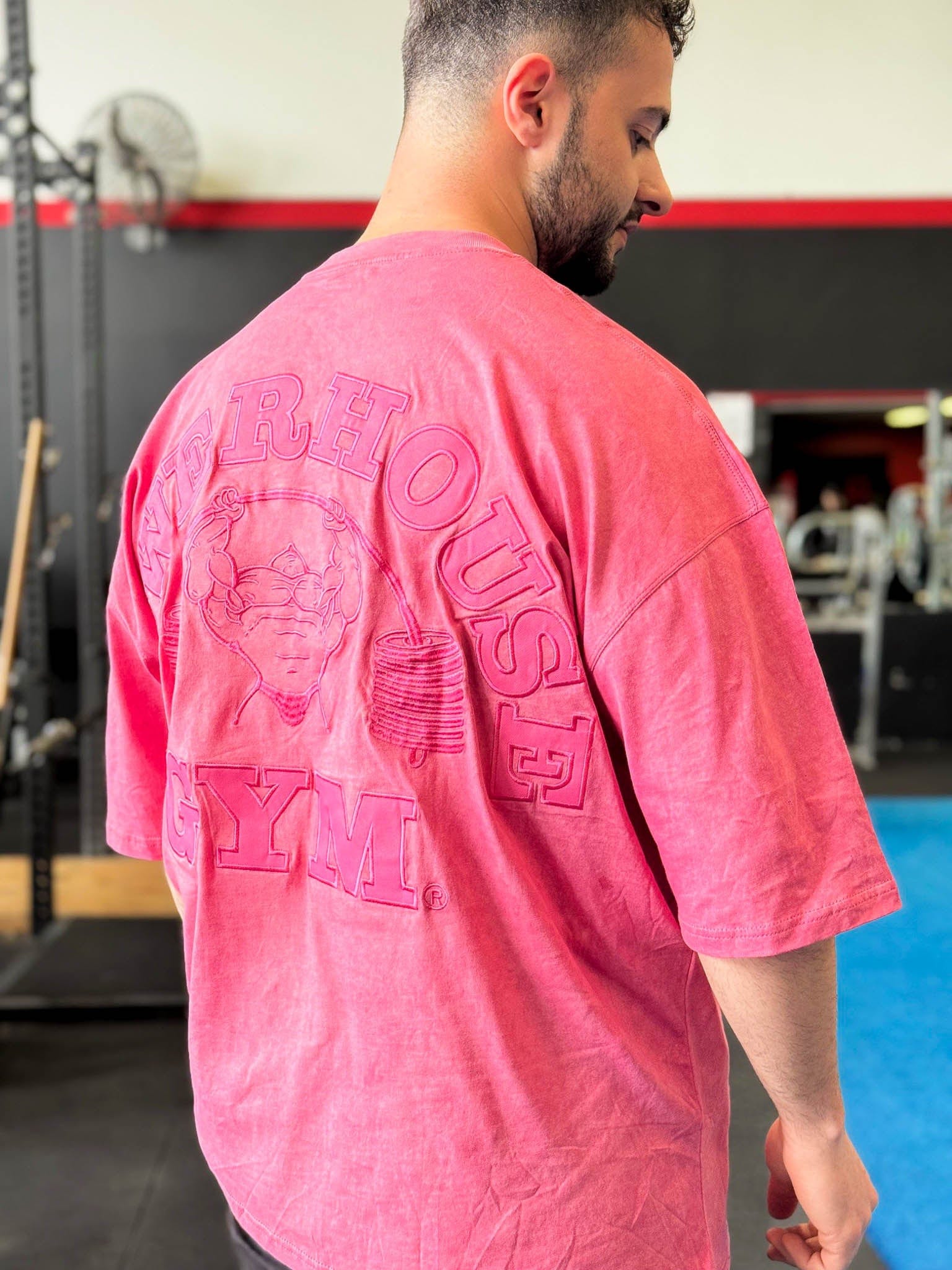 Powerhouse Gym Pro Shop American Made - Blush & Burn Tee