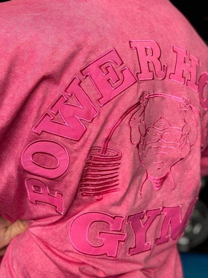 Powerhouse Gym Pro Shop American Made - Blush & Burn Tee