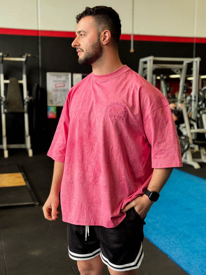 Powerhouse Gym Pro Shop American Made - Blush & Burn Tee