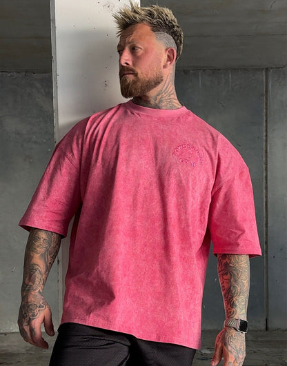 Powerhouse Gym Pro Shop American Made - Blush & Burn Tee