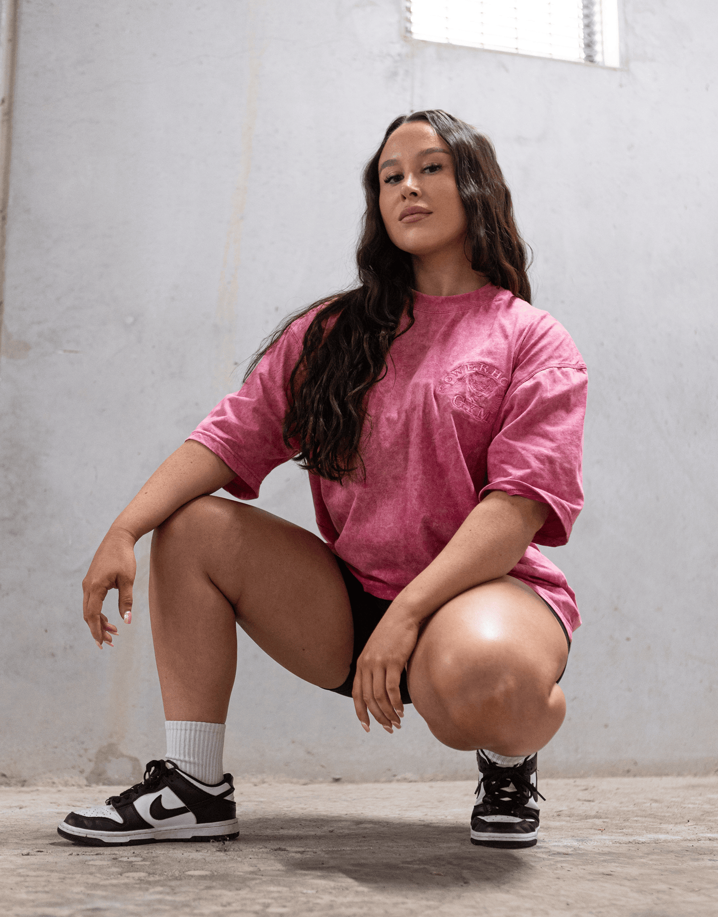 Powerhouse Gym Pro Shop American Made - Blush & Burn Tee