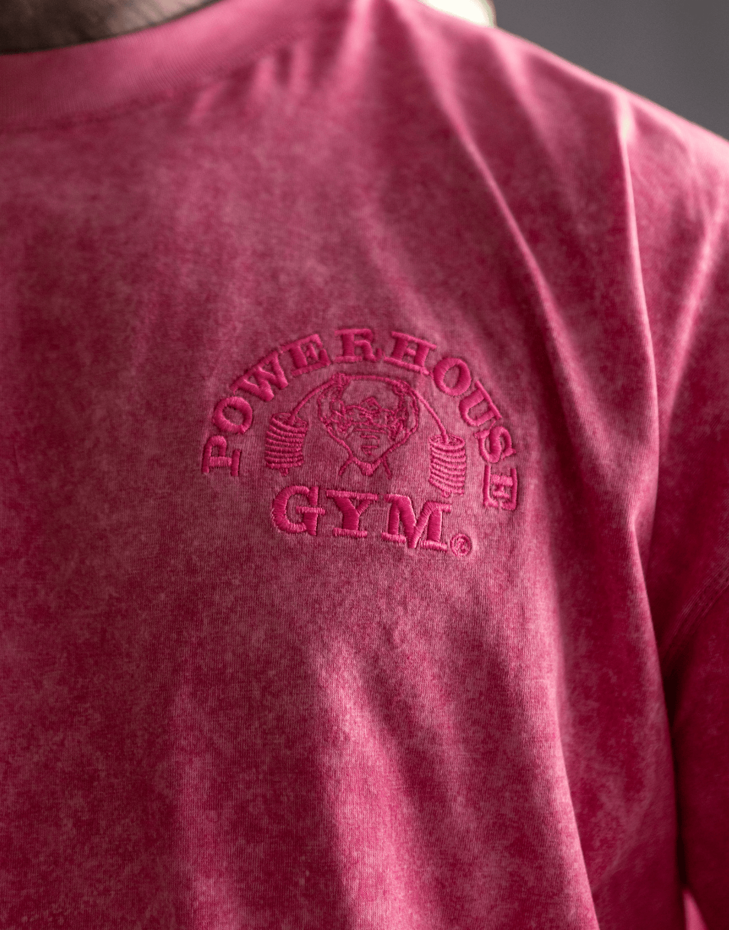 Powerhouse Gym Pro Shop American Made - Blush & Burn Tee