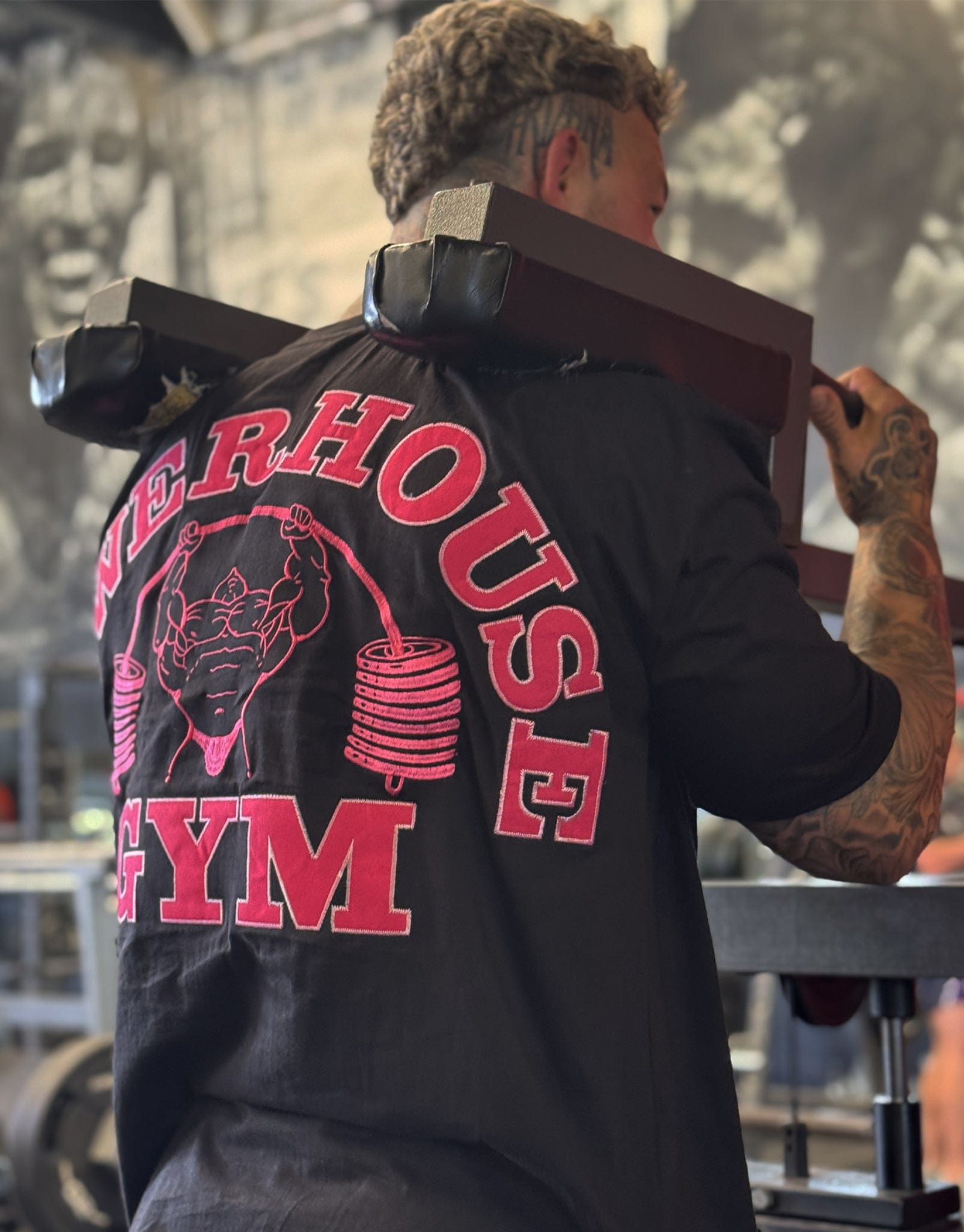 Powerhouse Gym Pro Shop American Made - Pink Panther O/S Tee