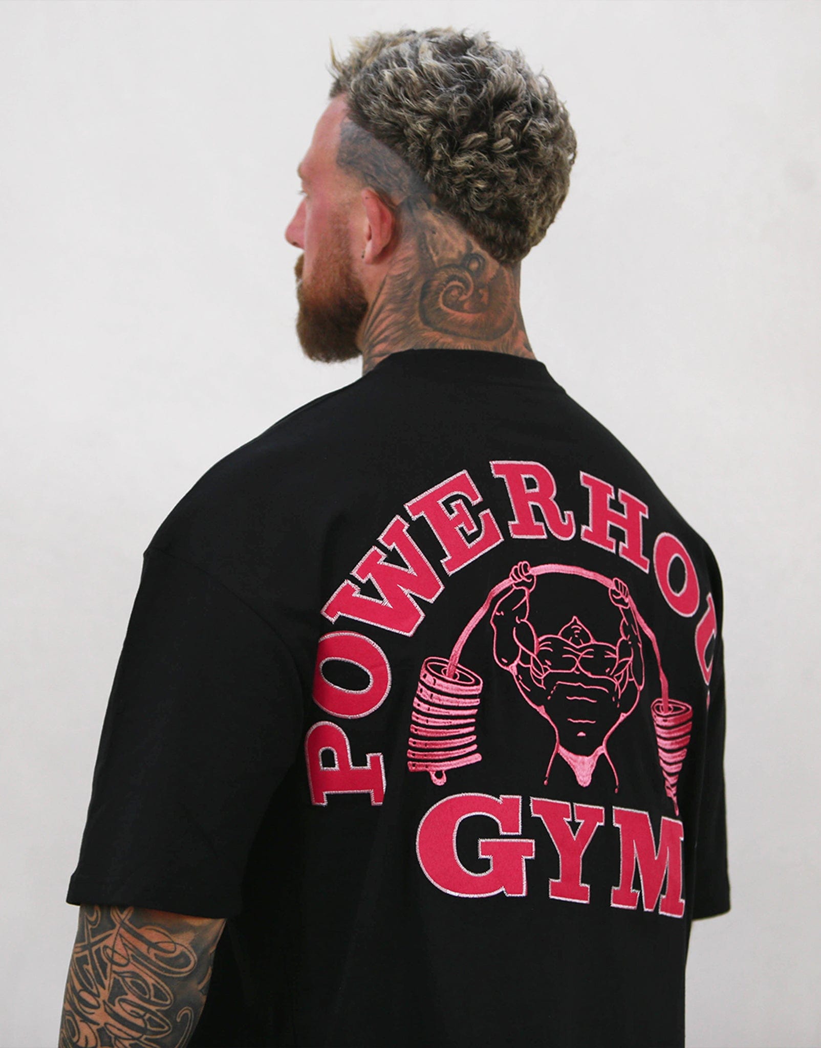 Powerhouse Gym Pro Shop American Made - Pink Panther O/S Tee