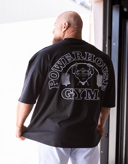 Powerhouse Gym Pro Shop American Made - White Shadow O/S Tee