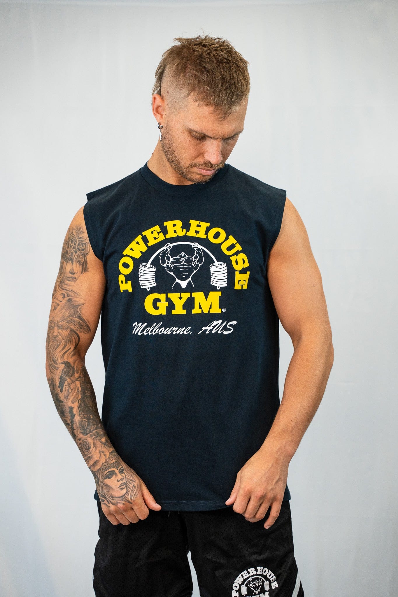 Powerhouse Gym Pro Shop Baller Classic Tank- Navy