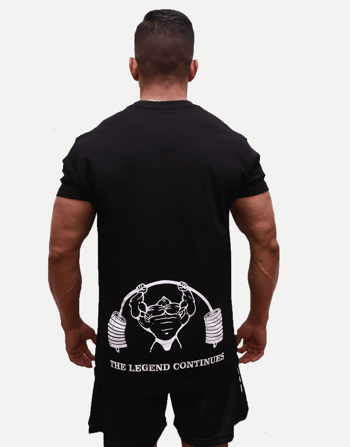 Powerhouse Gym Pro Shop Block T-Shirt Black/White