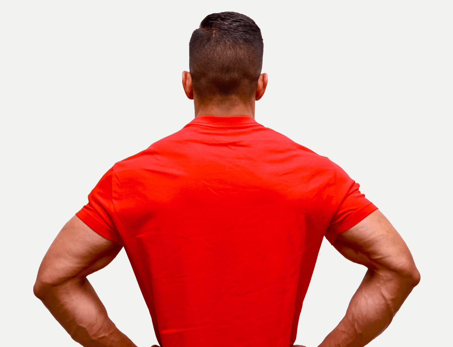 Powerhouse Gym Pro Shop Block T-Shirt Red/White
