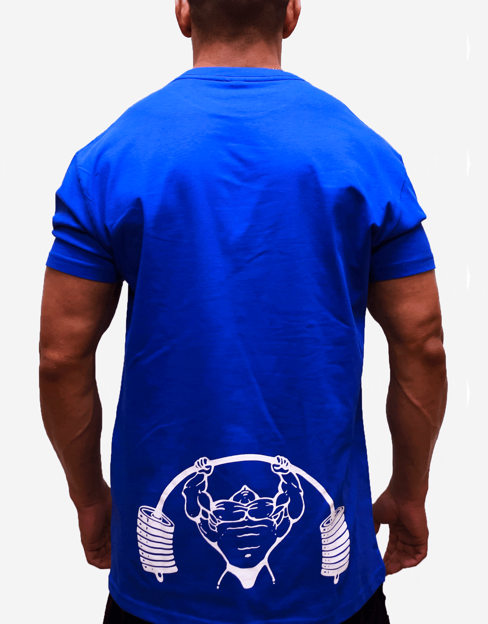 Royal blue and black online t shirt