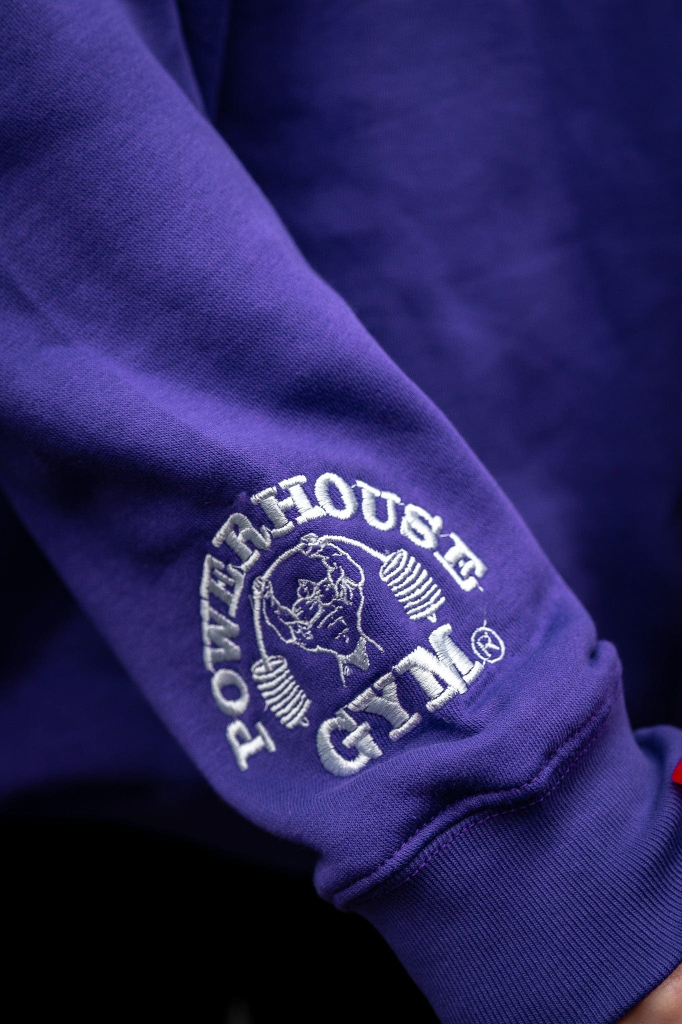 Powerhouse Gym Pro Shop Casual Crew- Purple
