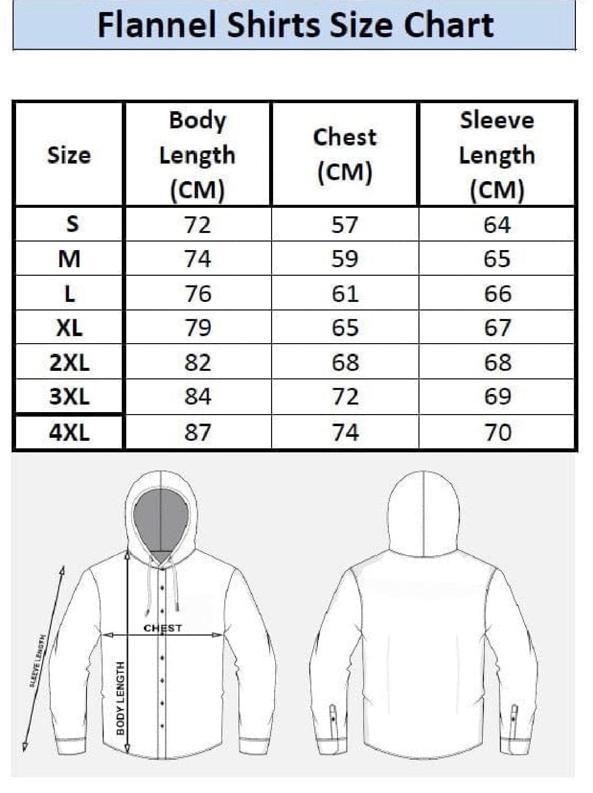 Powerhouse Gym Pro Shop Casual Plaid Flannel Hooded Shirt - Blue