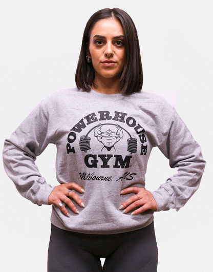 Powerhouse Gym Pro Shop Crewneck Grey/Black