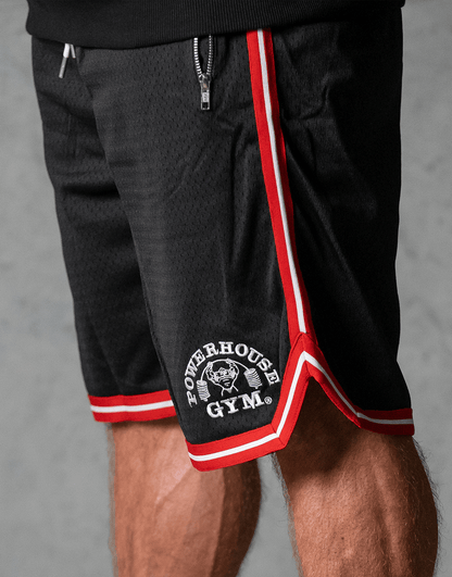 Powerhouse Gym Pro Shop Diamond Athletic Shorts Black/Red