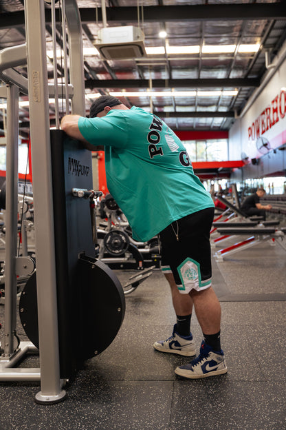 Powerhouse Gym Pro Shop Diamond Basketball Shorts Black/Teal