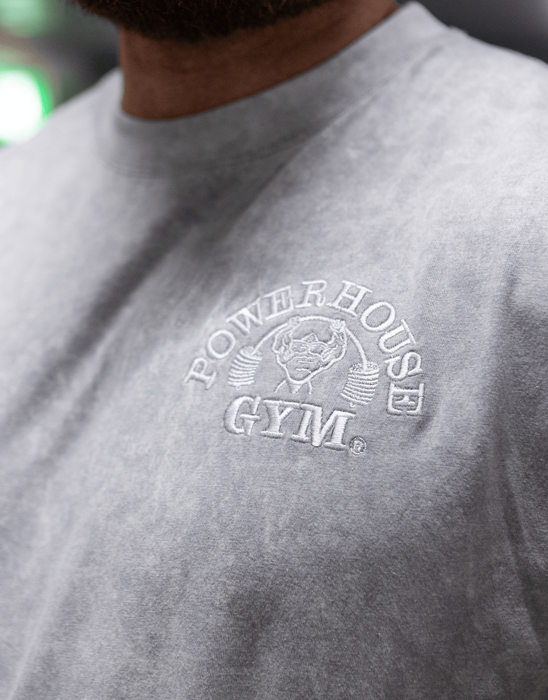 Powerhouse Gym Pro Shop Distressed Tank - Concrete