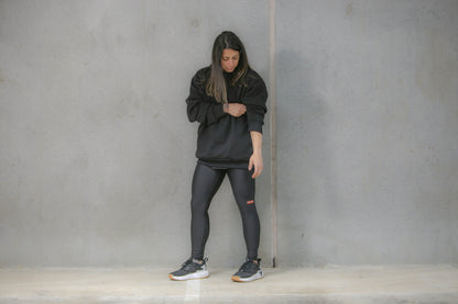 Powerhouse Gym Pro Shop Essential Crew Black/White