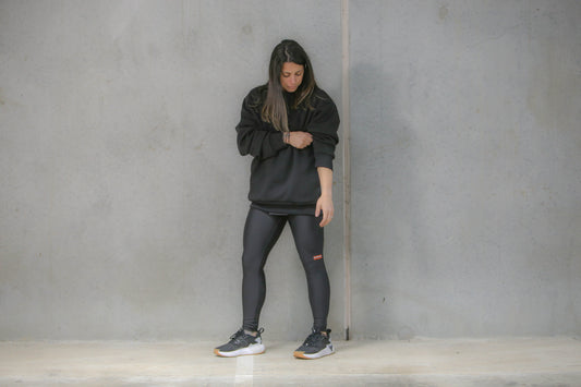 Powerhouse Gym Pro Shop Essential Crew Black/White