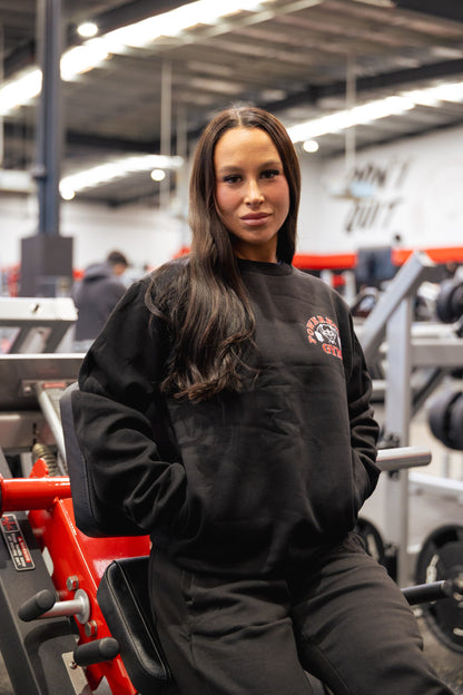 Powerhouse Gym Pro Shop Essential Crewneck Black/Red