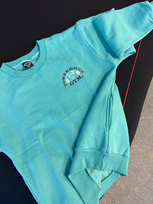 Powerhouse Gym Pro Shop Essential Crewneck - Teal