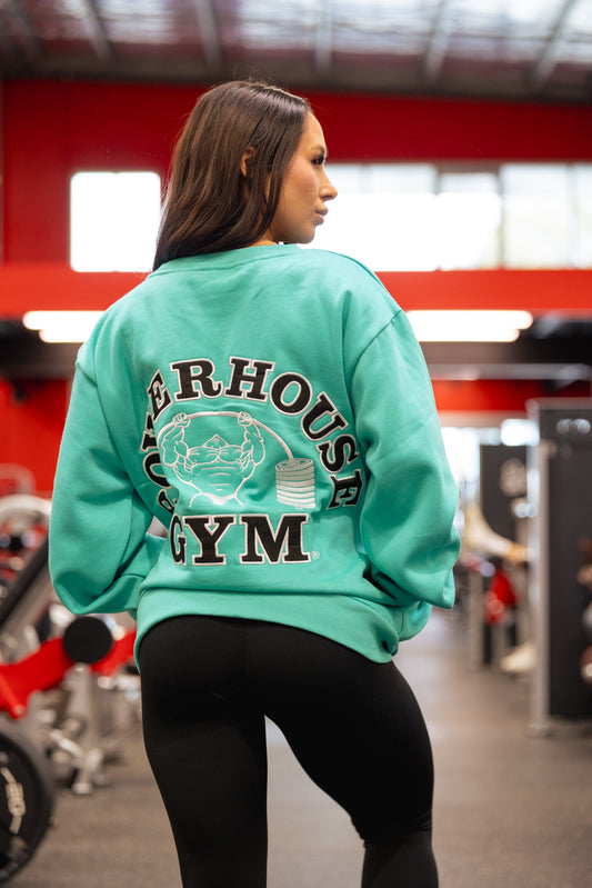 Powerhouse Gym Pro Shop Essential Crewneck - Teal