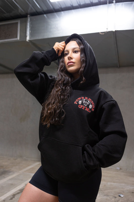 Powerhouse Gym Pro Shop Essential Hoodie Black/Red