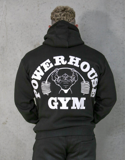 Powerhouse Gym Pro Shop Essential Hoodie Black/White