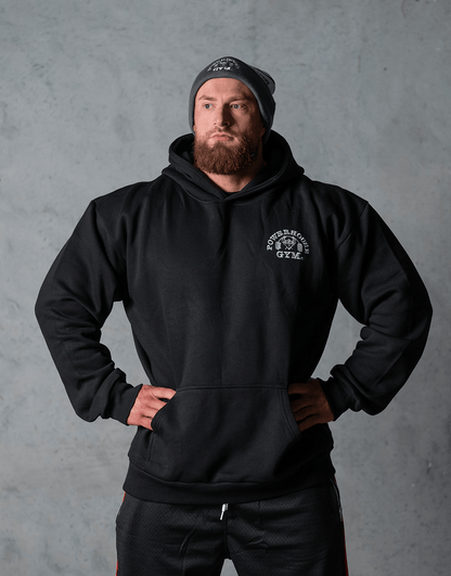 Powerhouse Gym Pro Shop Essential Hoodie Black/White