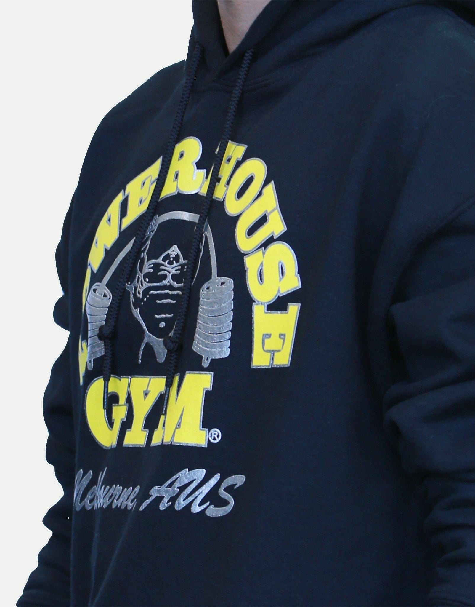 Powerhouse Gym Pro Shop Hoodie Black/Yellow